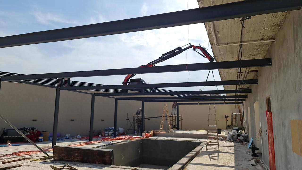 Outdoor steel cover